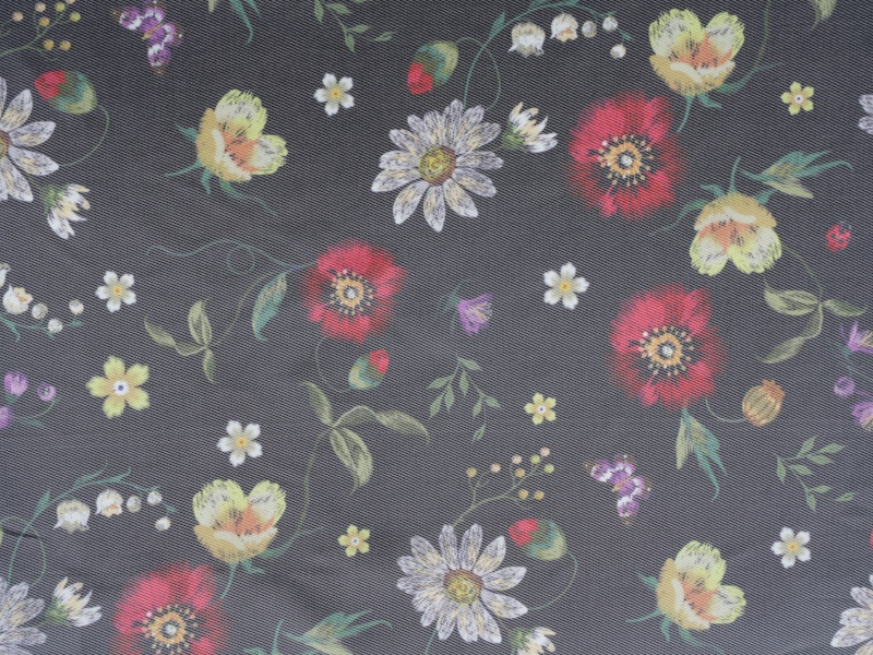 Polyesterová viscosová tkanina potištěná podšívka Polyesterová viscosová tkanina potištěná podšívka