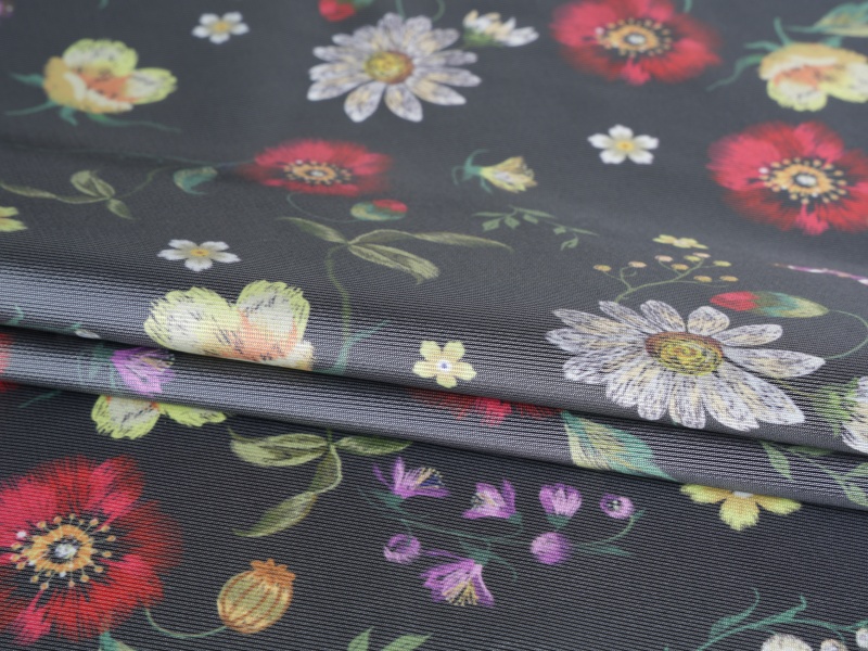 Polyesterová viscosová tkanina potištěná podšívka Polyesterová viscosová tkanina potištěná podšívka