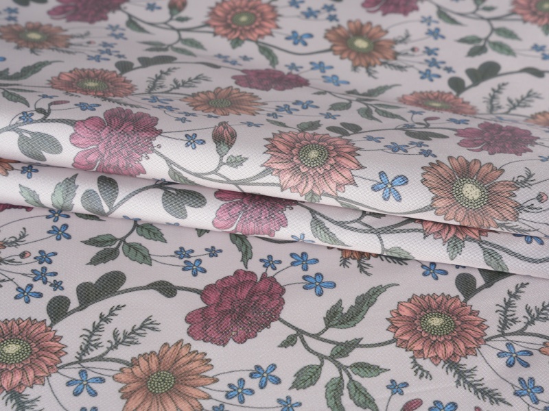 Polyesterová viscosová tkanina potištěná podšívka Polyesterová viscosová tkanina potištěná podšívka