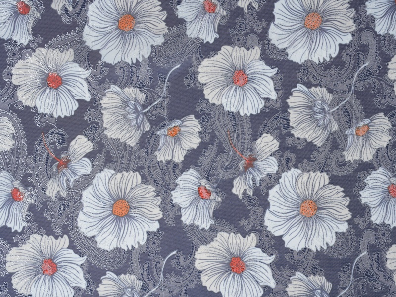 Polyester-viscose jacquard tištěná podšívka látka Polyester-viscose jacquard tištěná podšívka látka